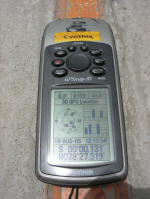 GPS reading on the equator line